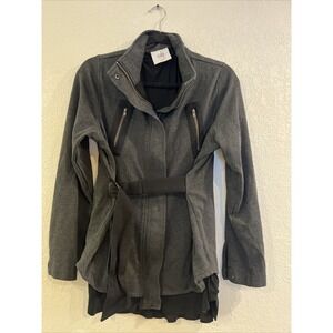 Cabi Love Carol Collection Gray/Black Mesh Back Jacket Women's S Style# 3184